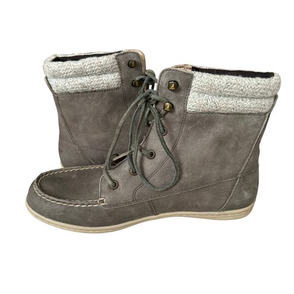 Sperry Top-Sider Bayfish Boot Gray Women's Size 10 - Picture 4 of 9